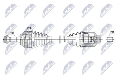 Drive Shaft NTY NPW-CT-165