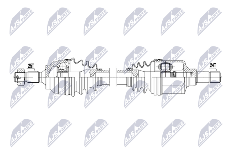 NTY NPW-CT-166 Drive Shaft