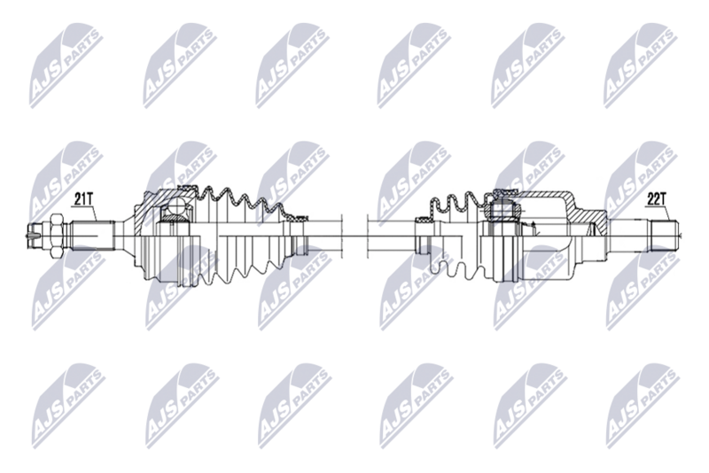 NTY NPW-CT-169 Drive Shaft