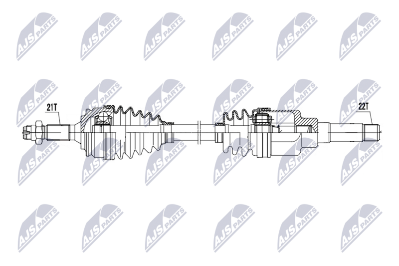 NTY NPW-CT-170 Drive Shaft