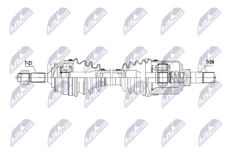 NTY NPW-CT-171 Drive Shaft