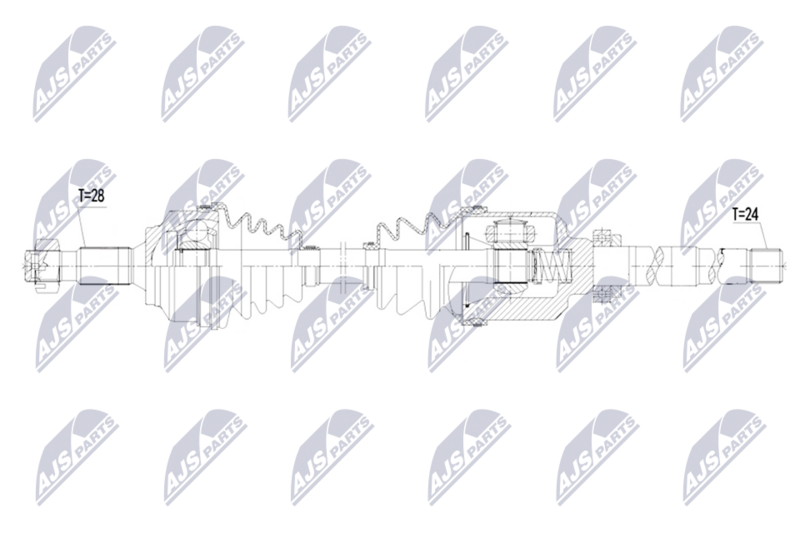 NTY NPW-CT-172 Drive Shaft
