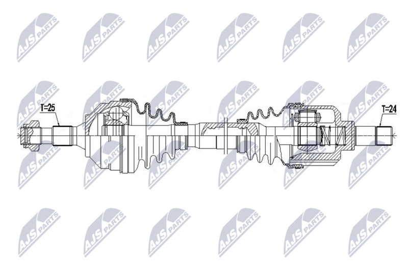 NTY NPW-CT-173 Drive Shaft