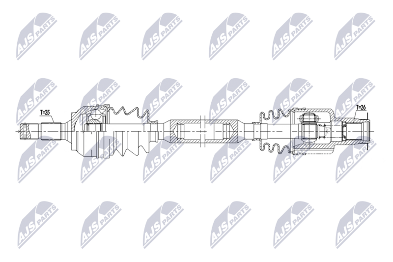 NTY NPW-CT-174 Drive Shaft