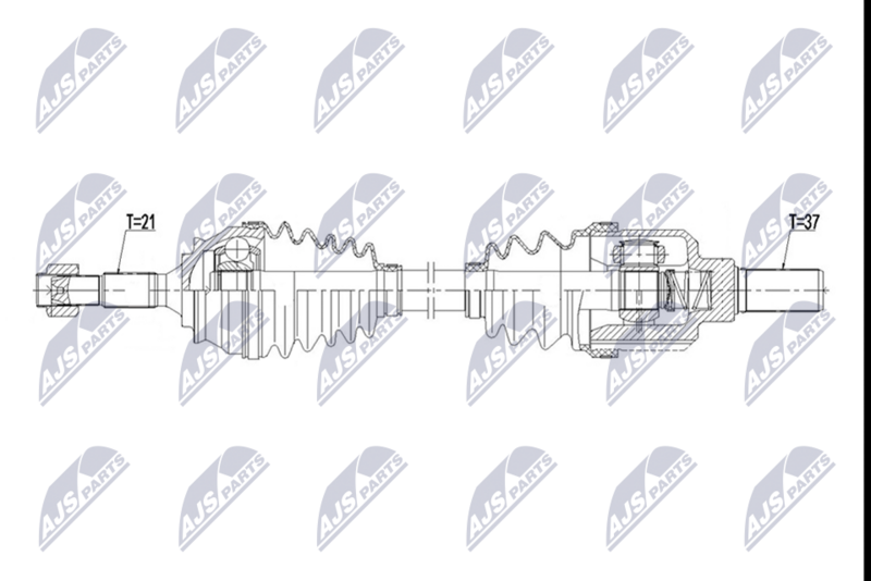 NTY NPW-CT-175 Drive Shaft