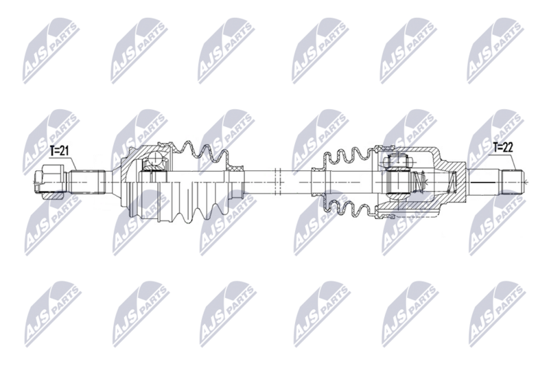 NTY NPW-CT-176 Drive Shaft