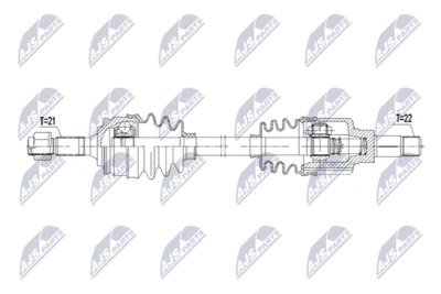 Drive Shaft NTY NPW-CT-176