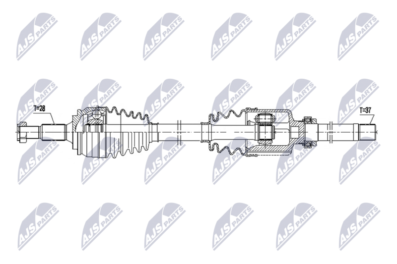 NTY NPW-CT-179 Drive Shaft