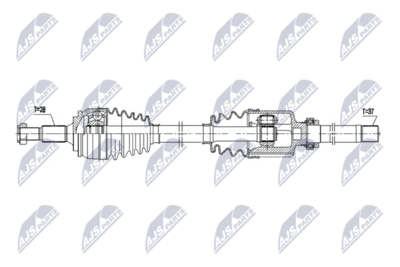 Drive Shaft NTY NPW-CT-179