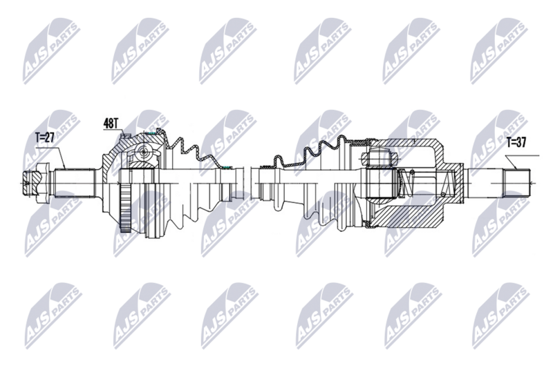 NTY NPW-CT-180 Drive Shaft