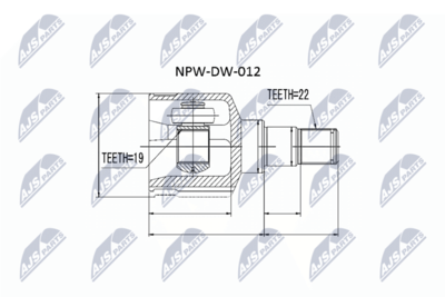 Joint Kit, drive shaft NTY NPW-DW-012