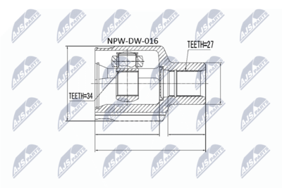 Joint Kit, drive shaft NTY NPW-DW-016