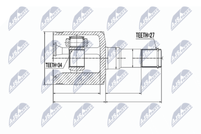 Joint Kit, drive shaft NTY NPW-DW-019