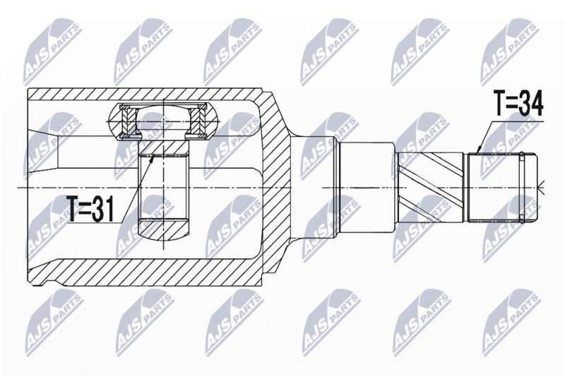 NTY NPW-DW-026 Joint Kit, drive shaft