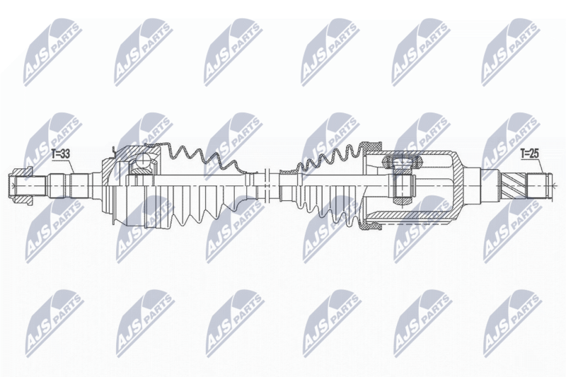 NTY NPW-DW-031 Drive Shaft