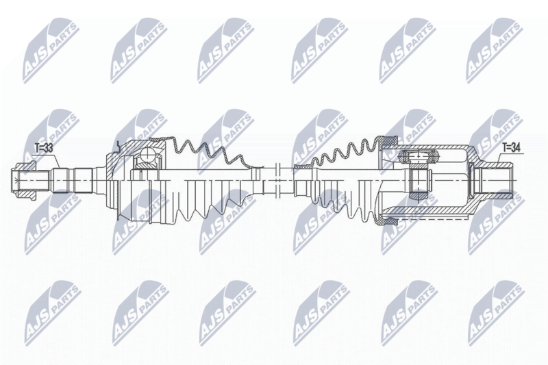 NTY NPW-DW-033 Drive Shaft