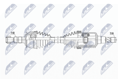 Drive Shaft NTY NPW-DW-037