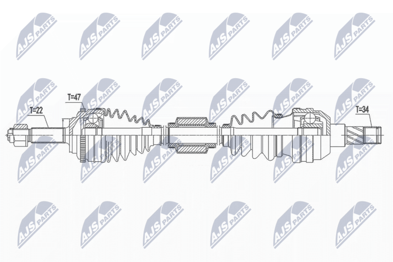 NTY NPW-DW-041 Drive Shaft