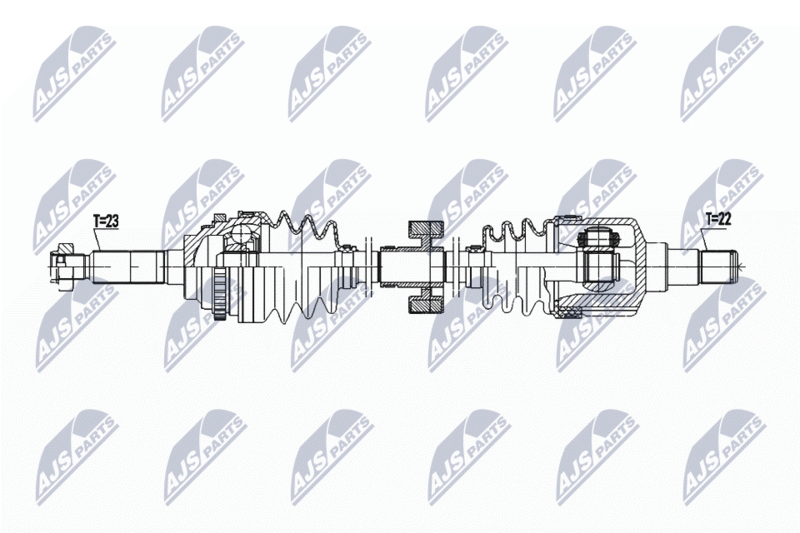 NTY NPW-DW-051 Drive Shaft