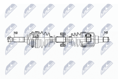 Drive Shaft NTY NPW-DW-051