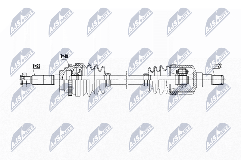 NTY NPW-DW-053 Drive Shaft