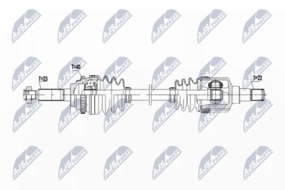 Drive Shaft NTY NPW-DW-053