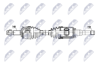 Drive Shaft NTY NPW-DW-055