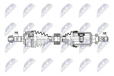 Drive Shaft NTY NPW-DW-057