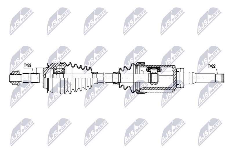 NTY NPW-DW-061 Drive Shaft