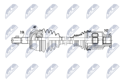 Drive Shaft NTY NPW-DW-065