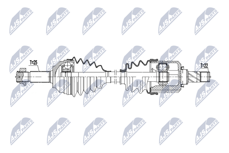 NTY NPW-DW-067 Drive Shaft