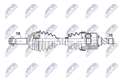 Drive Shaft NTY NPW-DW-067