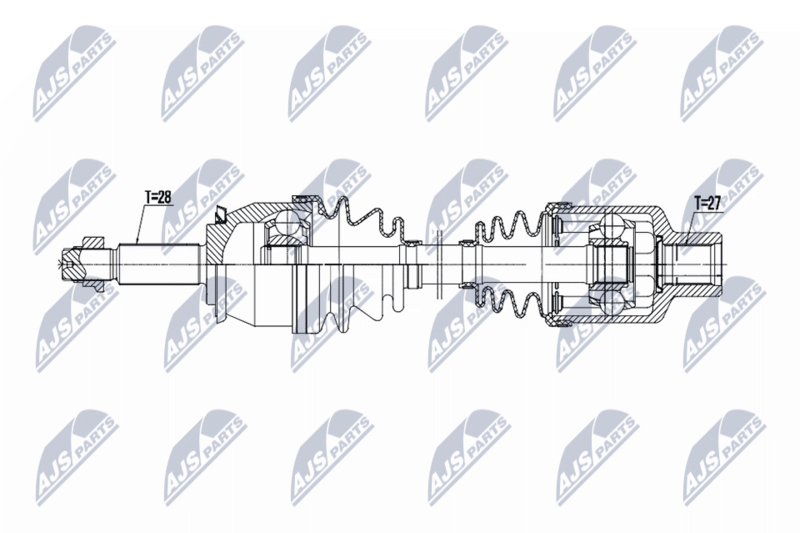 NTY NPW-DW-076 Drive Shaft