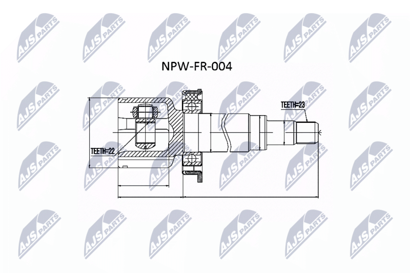 NTY NPW-FR-004 Joint Kit, drive shaft