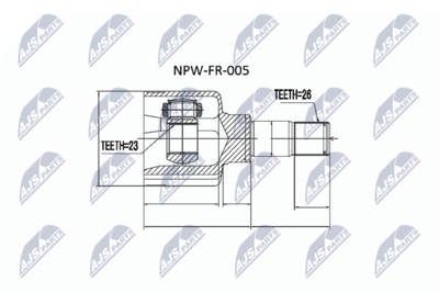 Joint Kit, drive shaft NTY NPW-FR-005