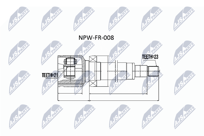 NTY NPW-FR-008 Joint Kit, drive shaft