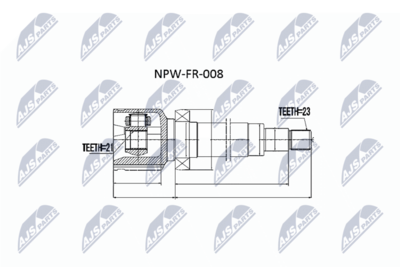 Joint Kit, drive shaft NTY NPW-FR-008