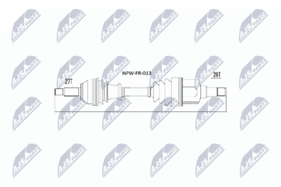 Drive Shaft NTY NPW-FR-013
