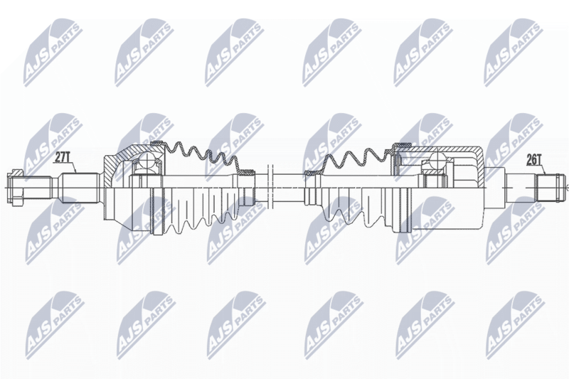 NTY NPW-FR-045 Drive Shaft