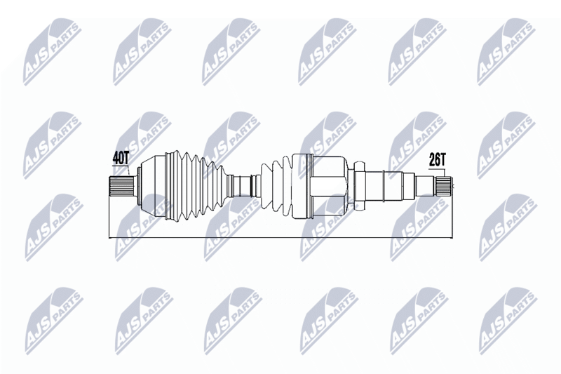 NTY NPW-FR-049 Drive Shaft