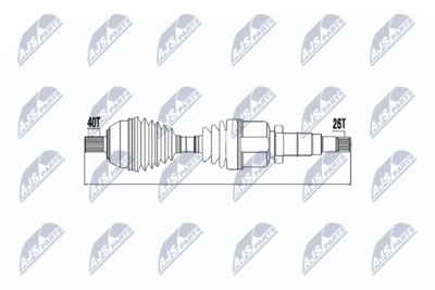Drive Shaft NTY NPW-FR-049