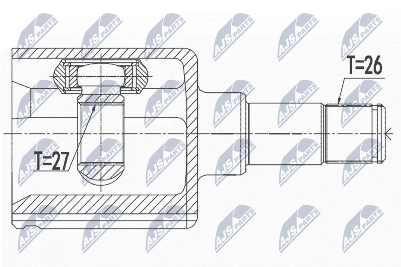 NTY NPW-FR-058 Joint Kit, drive shaft
