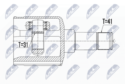 Joint Kit, drive shaft NTY NPW-FR-061