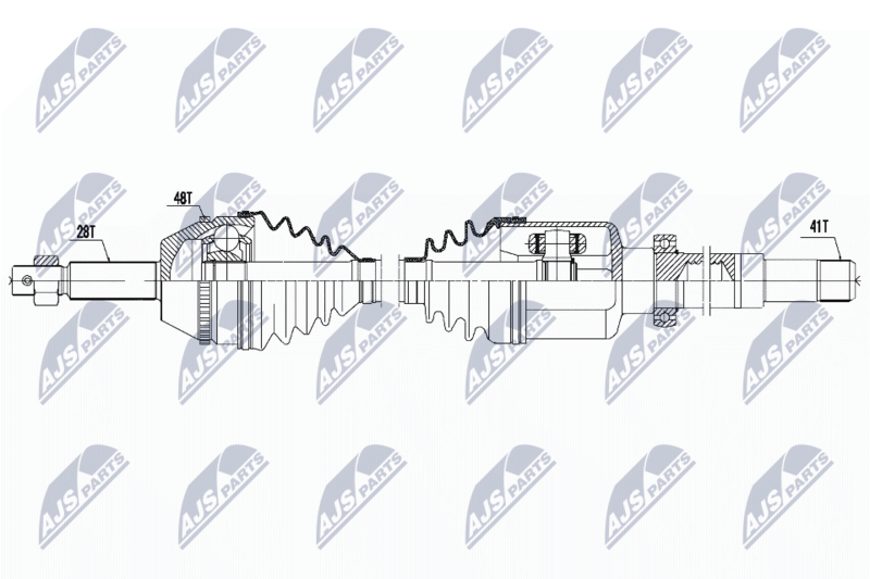 NTY NPW-FR-063 Drive Shaft