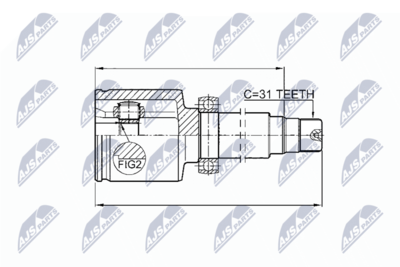 Joint Kit, drive shaft NTY NPW-FR-066