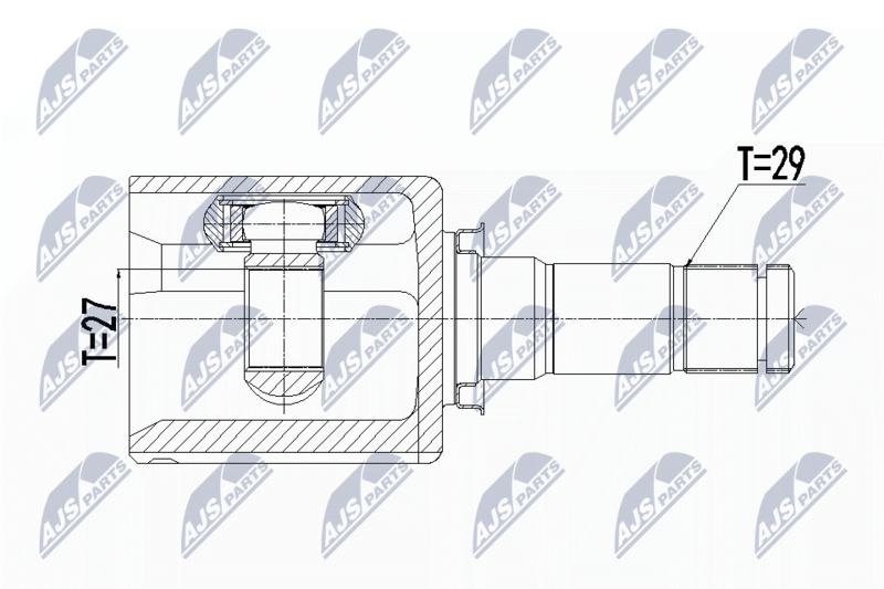 NTY NPW-FR-087 Joint Kit, drive shaft