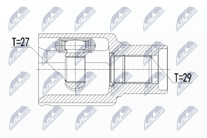 NTY NPW-FR-089 Joint Kit, drive shaft