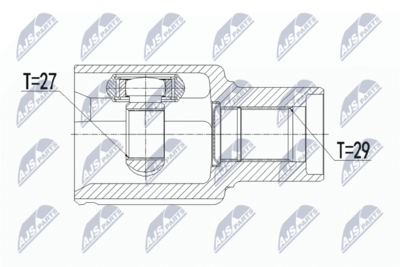 Joint Kit, drive shaft NTY NPW-FR-089