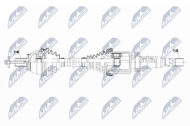 NTY NPW-FR-094 Drive Shaft