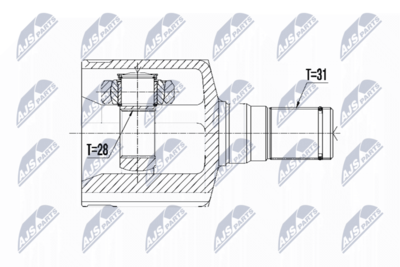 Joint Kit, drive shaft NTY NPW-FR-095